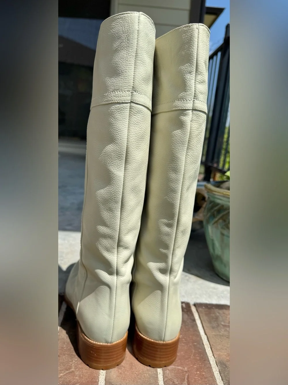 Bruno Magli Leather Over-the-Knee Boots 42